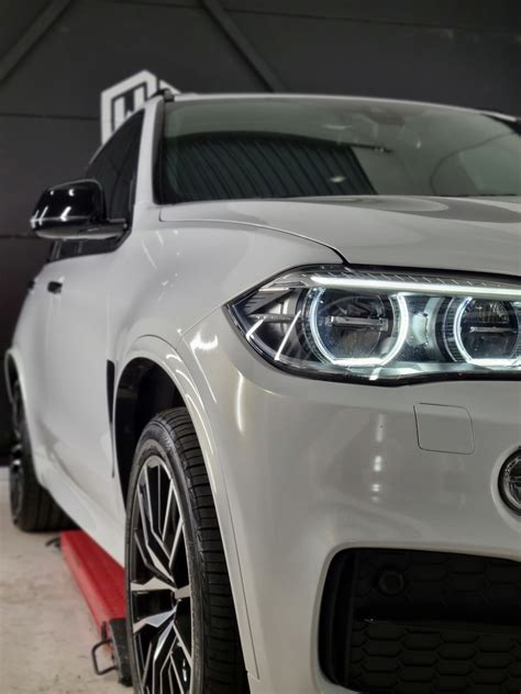 Bmw X5 3m Gloss White Gold Sparkle Wrapmasterdh