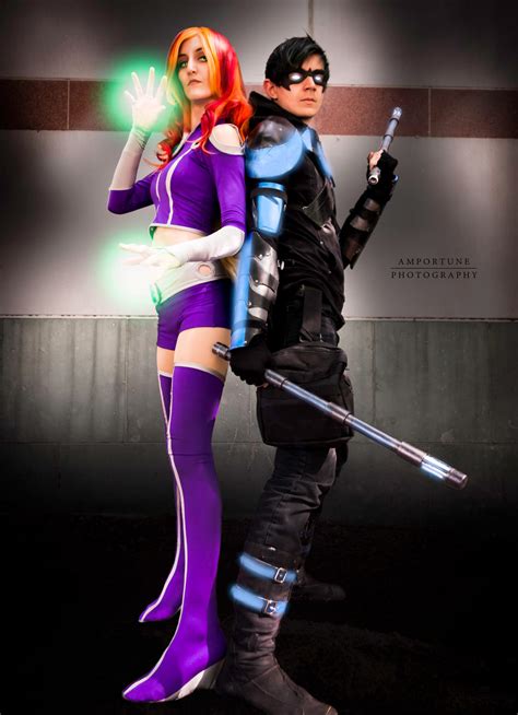 Starfire And Nightwing By Sintar On Deviantart