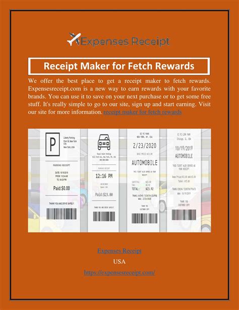 Ppt Receipt Maker For Fetch Rewards Expensesreceipt Powerpoint