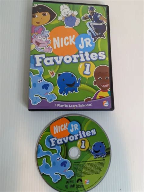 NICK JR. FAVORITES Vol 1 Dvd Blue's Clues Oswald Little Bill ...