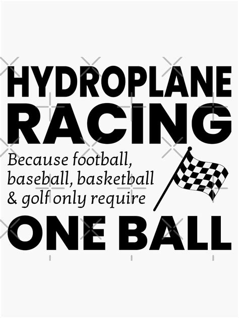 Hydroplane Boat Racing Powerboat Speedboat Race Sticker For Sale By