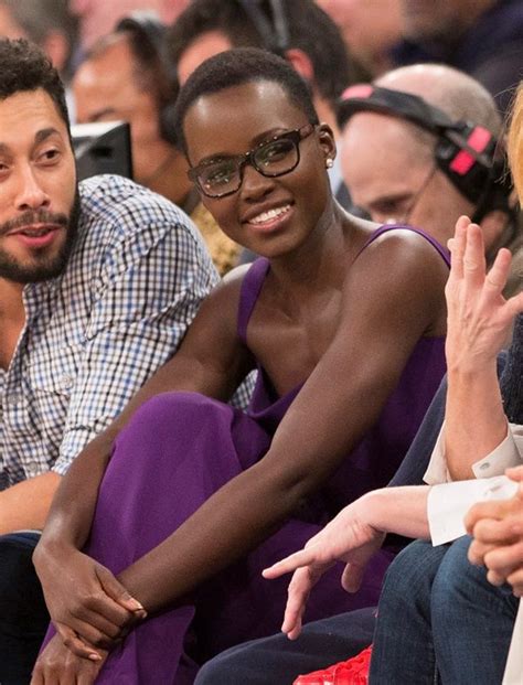 Everyone Loves Lupita Nyongo At The Knicks Gamelainey Gossip