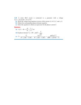 Solutions for Problems in Fundamentals of Applied Electromagnetics, 8th ...