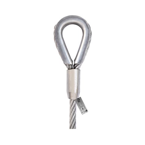 One Side Hard Thimble Eye Wire Rope Sling