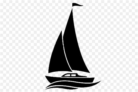 Simple Sailboat Silhouette