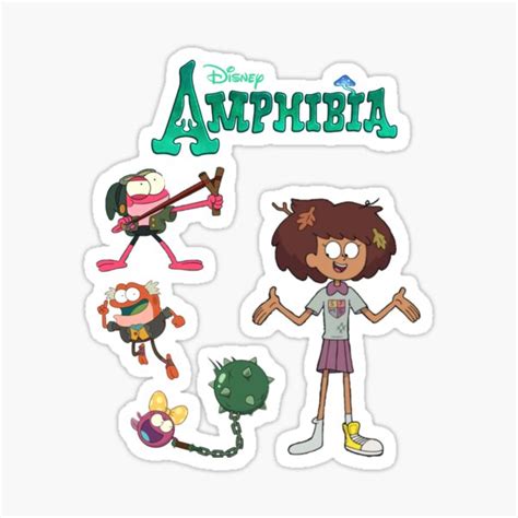 Cartoon Amphibia Sticker Set Sticker For Sale By Brooklynelise14