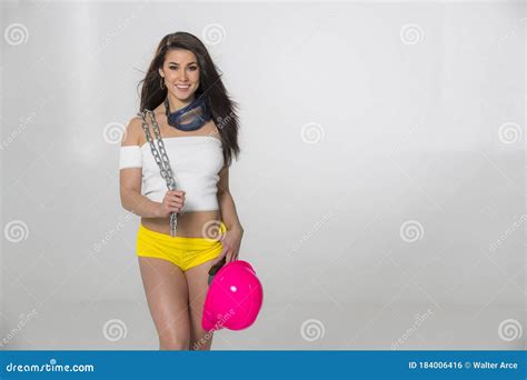 Beautiful Blonde Model Posing In A Studio Environment Stock Photo Image Of Hairstyle Lovely
