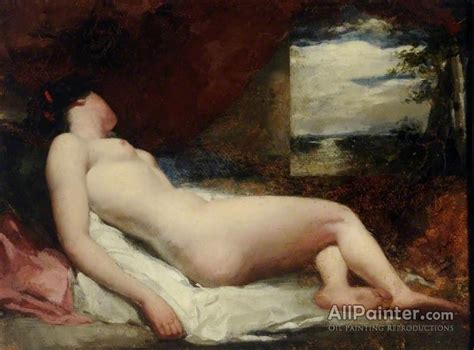 William Etty Reclining Nude Oil Painting Reproductions For Sale