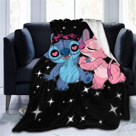 Stitch And Angel Blanket