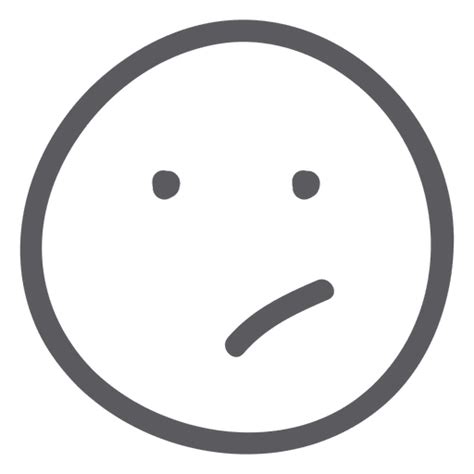 Diseño Png Y Svg De Emoticon De Emoji Triste Para Camisetas