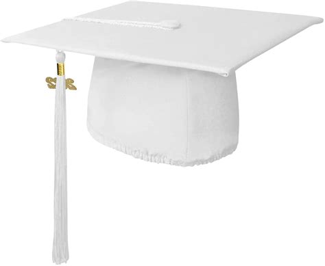 Graduation Cap White