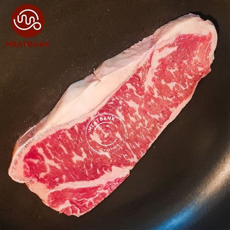 Jual MEATBANK SIRLOIN WAGYU MB 5 AUS Daging Sapi Beef Striploin Steak