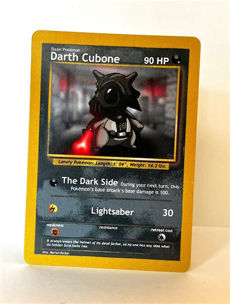 Pokemon Cubone Evolution Card