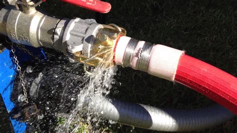 Leaking Fire Hose Youtube