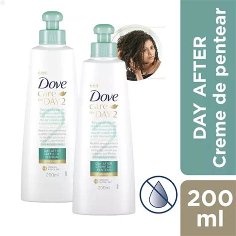 Creme Para Pentear Dove Care On Day 2 Kit 2 Unidades 200ml