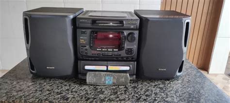 Mini System Aiwa Nsx Watts Conservado Brinde Parcelamento