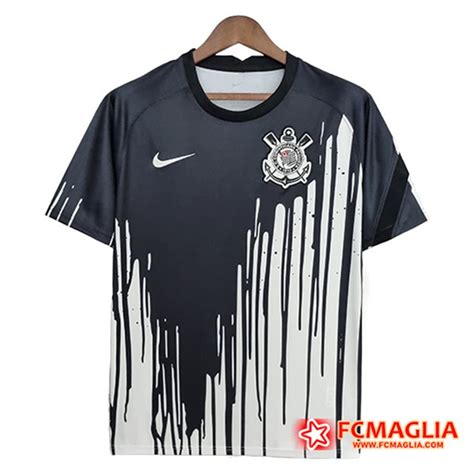 Numeri Maglie Calcio Corinthians Nero Bianco 2022 2023 Poco Prezzo