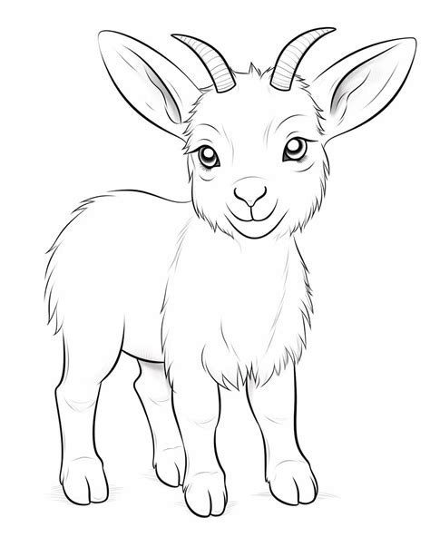 Desenhos De Cabrito Para Colorir Pintar E Imprimir ColorirOnline