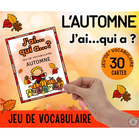 Automne Jeu De Vocabulaire Jaiqui A