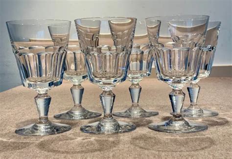 Verres Eau En Cristal De Baccarat Mod Le Missouri Estampill Es Eur