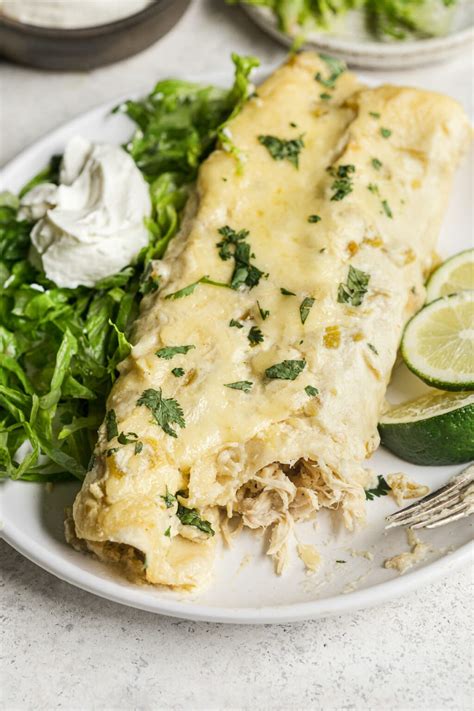 Easy White Chicken Enchiladas Isabel Eats