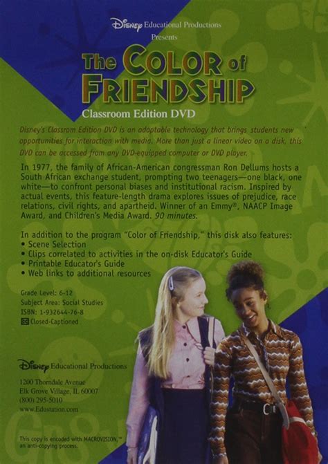 The Color Of Friendship Disney Movie