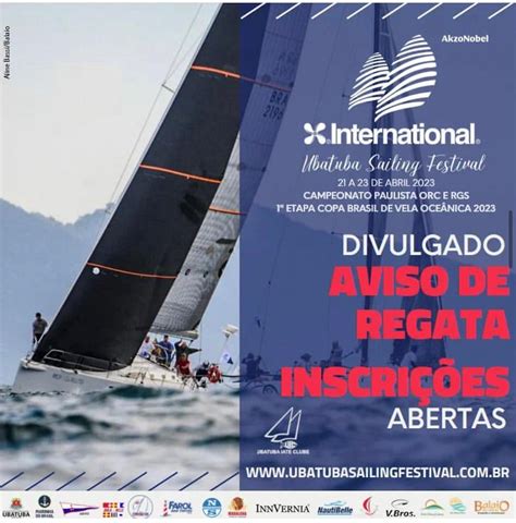 International Ubatuba Sailing Festival Inscri Es Abertas Para