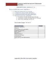 Assessment Task Guide Docx Bsbrsk Identify Risk And Apply