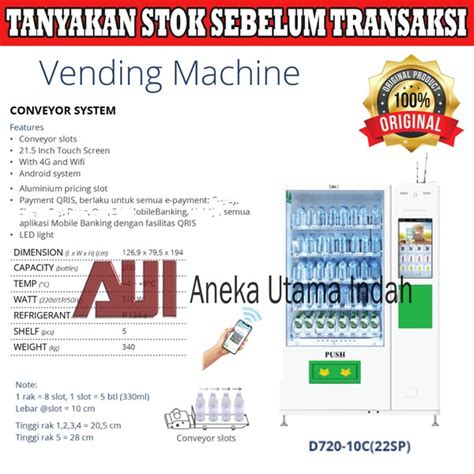 Jual Gea D C Sp Vending Machine Mesin Pendingin Jual Otomatis