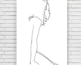 Nude Sketch Etsy