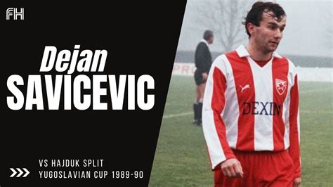 Dejan Savicevic Skills Crvena Zvezda 1 0 Hajduk Split Yugoslavian Cup