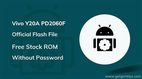 Vivo Y A Pd F Firmware Flash File Stock Rom