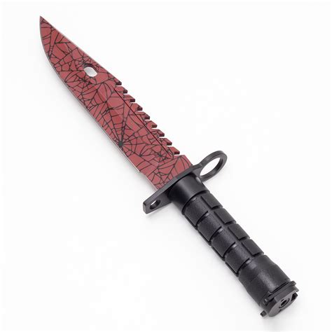 M9 Bayonet Crimson Web Real CS2 Custom Made IRL By LootKnife