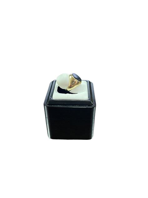 Tiffany And Co Karat Yellow Gold And Onyx Signet Ring Retro Circa