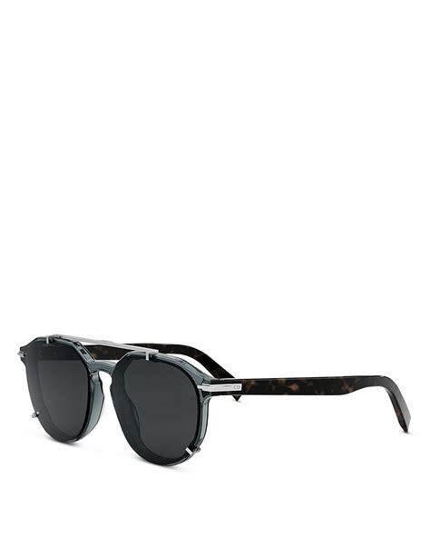 DIOR DiorBlackSuit RI Round Sunglasses, 56mm | Bloomingdale's