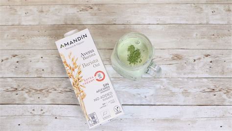 Matcha Latte Frapp Con Bebida De Avena Barista Amand N Productos