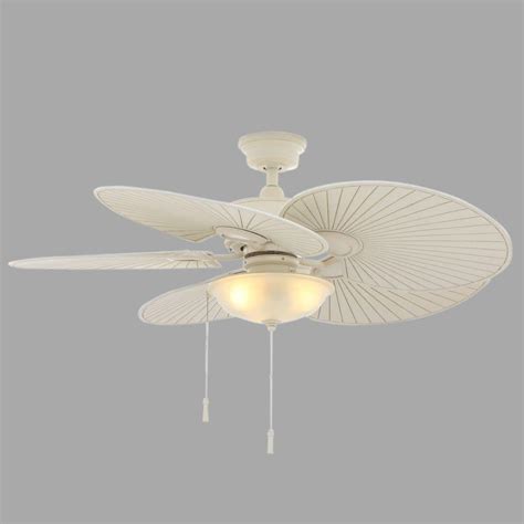 Hampton Bay Havana In Indoor Outdoor Vintage White Ceiling Fan With