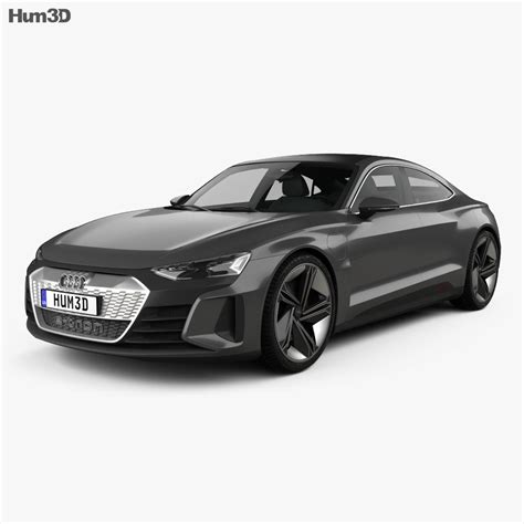 Audi e-tron GT Concept 2018 3D model - Download Sports car on 3DModels.org