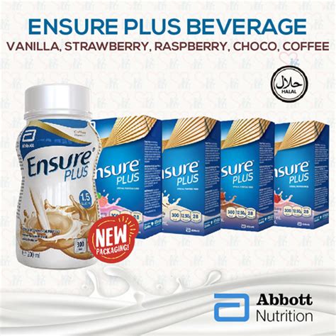 Qoo Ensure Plus Milk Liquid Vanilla Isotonic Nutrition Elderly