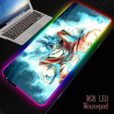 Mairuige Dragon Ball Gaming RGB Mouse Pad Gamer Computer Mousepad LED