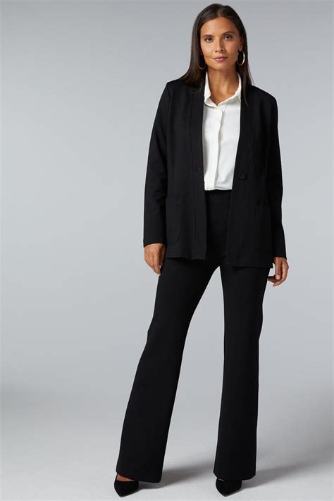 The Perfect Ponte Blazer Ponte Blazer Ponte Pants Black Blazers