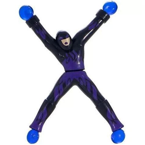 Boneco Geleca Ninja Gruda Desce Parede Vidro Brinquedo ArtBrink