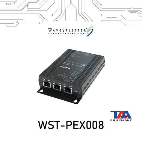 HDMI 4K Cat.5e/6 Extender -Receiver - WaveSplitter AV