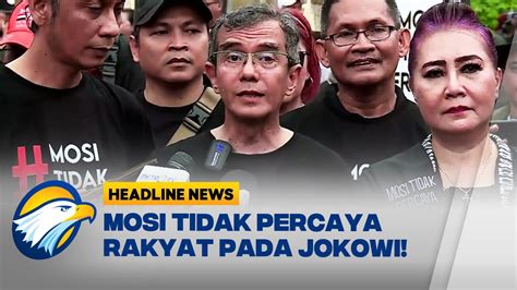 Mosi Tidak Percaya Rakyat Pada Jokowi YouTube