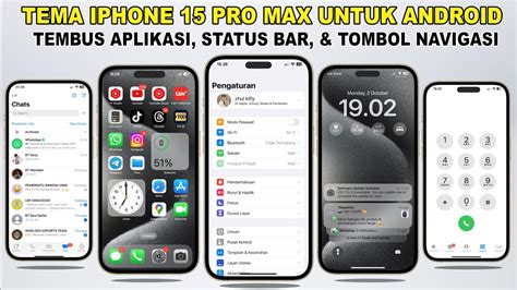 Ubah Tampilan Android Jadi Iphone Pro Max Tema Iphone Tembus Akar