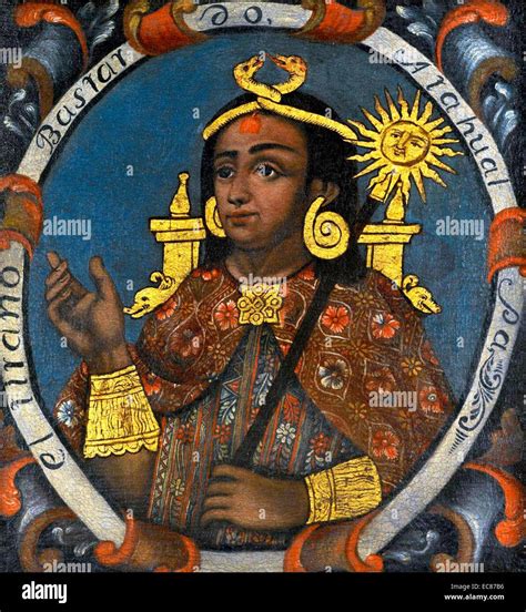 Retrato de Atahualpa 1500 1533 Último Sapa Inca Emperador antes de la