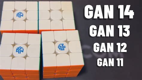 Gan 14 vs Gan 13 vs Gan 12 vs Gan 11 Cuál es el mejor cubo de Gan