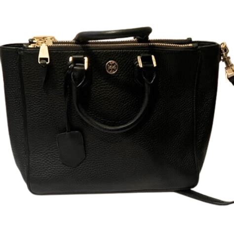 Tory Burch Bags Tory Burch Pebbled Leather 3pocket Crossbody Tote