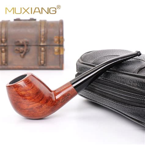 Muxiang Rosewood Tobacco Pipe Mm Acrylic Stem Rack Stand Scarper Pipe