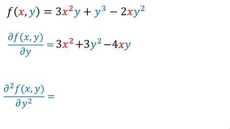 Derivadas Parciales De Segundo Orden Ejemplo 1 YouTube